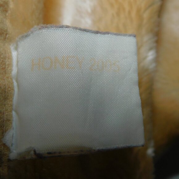 VTG 2005 Tan Tabby Cat Kitten Purple blue Moon Star Plush Fleece Blanket 53 x 42 - Picture 4 of 8